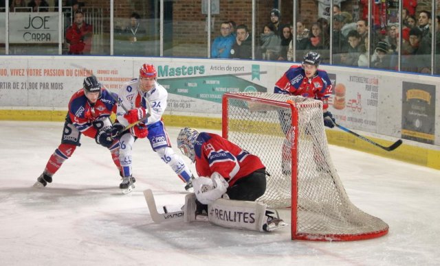 Photo hockey match Angers  - Lyon le 05/01/2018