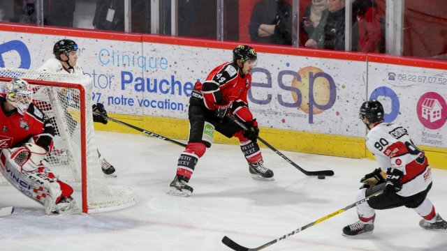 Photo hockey match Amiens  - Chamonix  le 05/01/2018