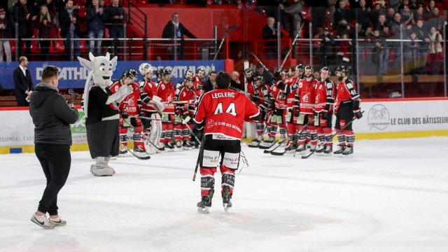 Photo hockey match Amiens  - Chamonix  le 05/01/2018