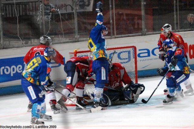 Photo hockey match Grenoble  - Dijon  le 22/02/2009