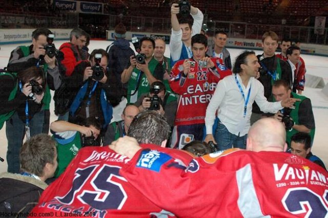 Photo hockey match Grenoble  - Dijon  le 22/02/2009