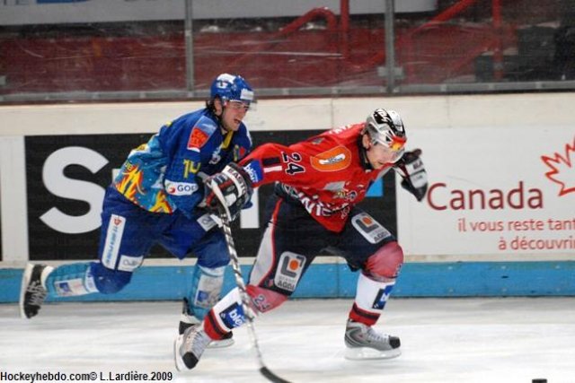 Photo hockey match Grenoble  - Dijon  le 22/02/2009