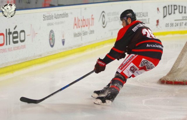 Photo hockey match Bordeaux - Lyon le 09/01/2018