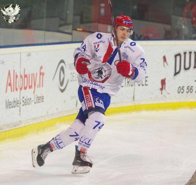 Photo hockey match Bordeaux - Lyon le 09/01/2018