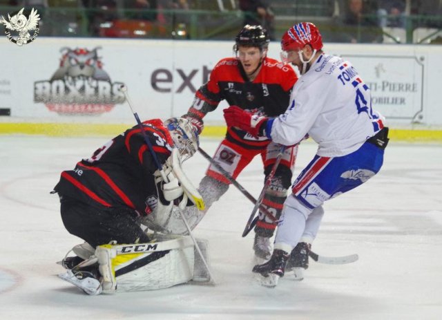 Photo hockey match Bordeaux - Lyon le 09/01/2018