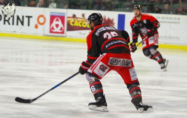 Photo hockey match Bordeaux - Lyon le 09/01/2018