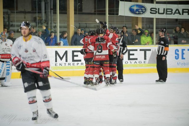 Photo hockey match Chamonix  - Nice le 12/01/2018