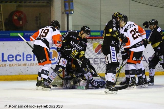 Photo hockey match Rouen - Epinal  le 14/01/2018