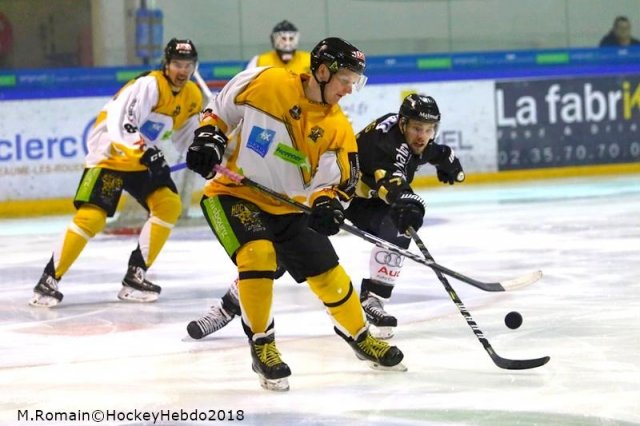 Photo hockey match Rouen - Strasbourg  le 16/01/2018