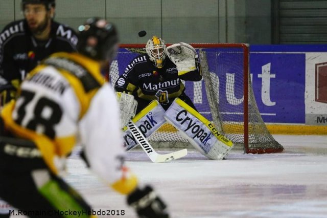 Photo hockey match Rouen - Strasbourg  le 16/01/2018