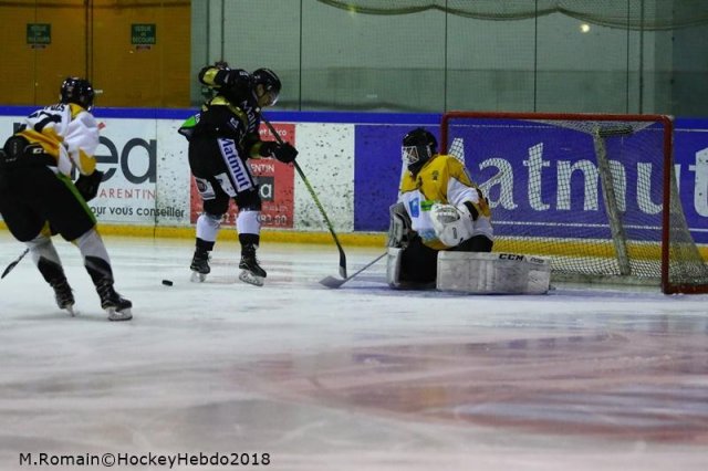 Photo hockey match Rouen - Strasbourg  le 16/01/2018