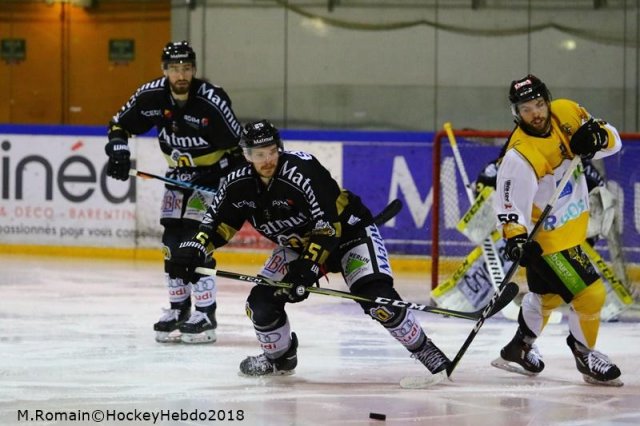 Photo hockey match Rouen - Strasbourg  le 16/01/2018