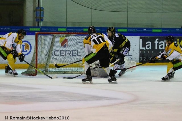 Photo hockey match Rouen - Strasbourg  le 16/01/2018