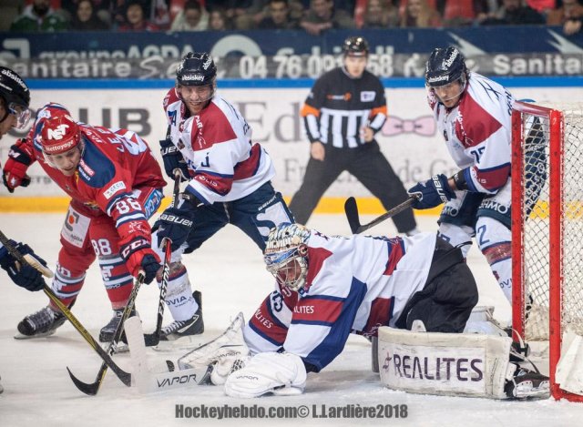 Photo hockey match Grenoble  - Angers  le 16/01/2018