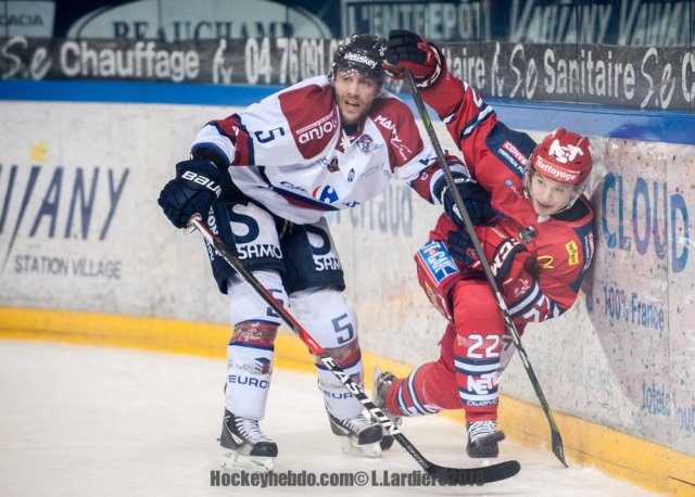 Photo hockey match Grenoble  - Angers  le 16/01/2018