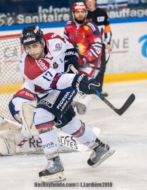 Photo hockey match Grenoble  - Angers  le 16/01/2018
