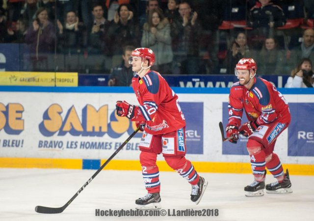 Photo hockey match Grenoble  - Angers  le 16/01/2018