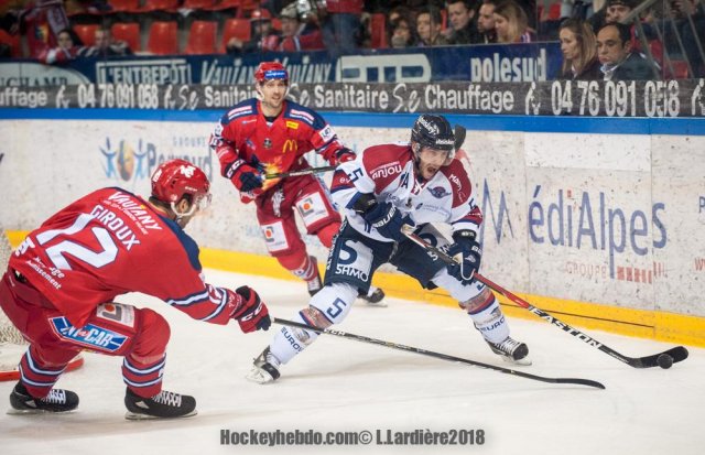Photo hockey match Grenoble  - Angers  le 16/01/2018