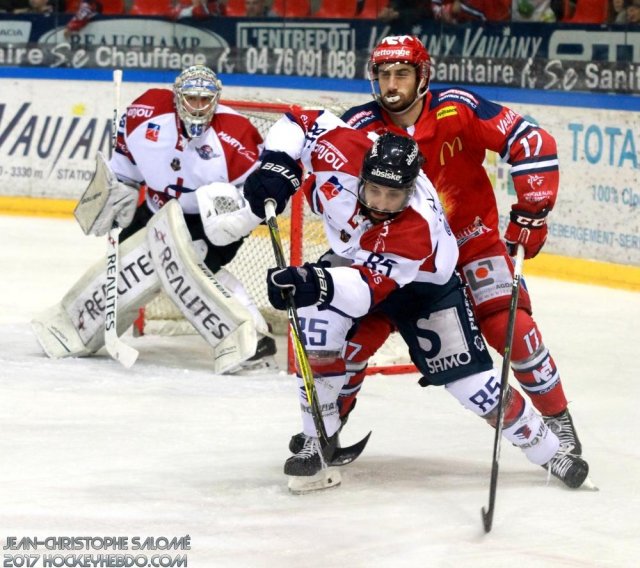 Photo hockey match Grenoble  - Angers  le 16/01/2018