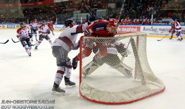 Photo hockey match Grenoble  - Angers  le 16/01/2018