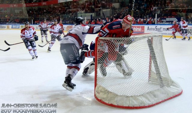 Photo hockey match Grenoble  - Angers  le 16/01/2018