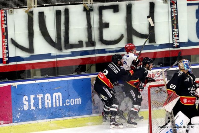 Photo hockey match Nice - Lyon le 19/01/2018