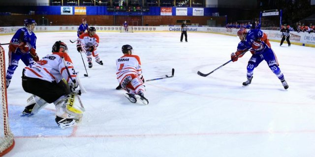 Photo hockey match Lyon - Bordeaux le 21/01/2018