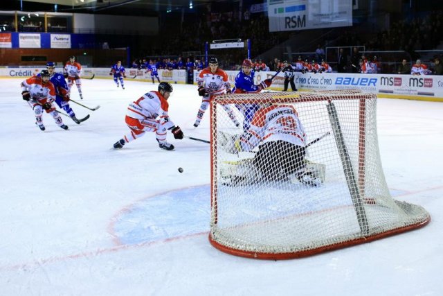 Photo hockey match Lyon - Bordeaux le 21/01/2018