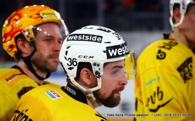 Photo hockey match Lausanne - Bern le 23/01/2018