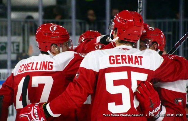 Photo hockey match Lausanne - Bern le 23/01/2018