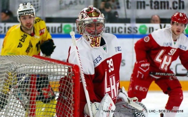 Photo hockey match Lausanne - Bern le 23/01/2018