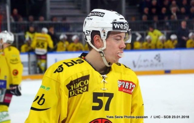 Photo hockey match Lausanne - Bern le 23/01/2018
