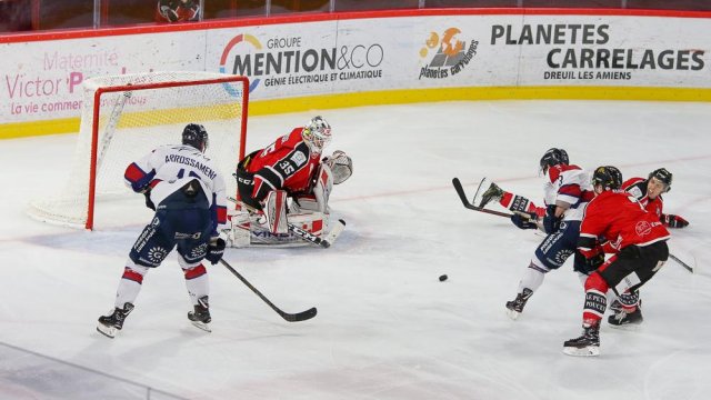 Photo hockey match Amiens  - Angers  le 23/01/2018