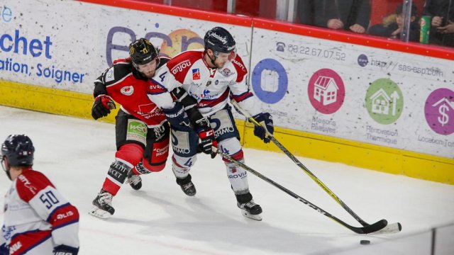 Photo hockey match Amiens  - Angers  le 23/01/2018