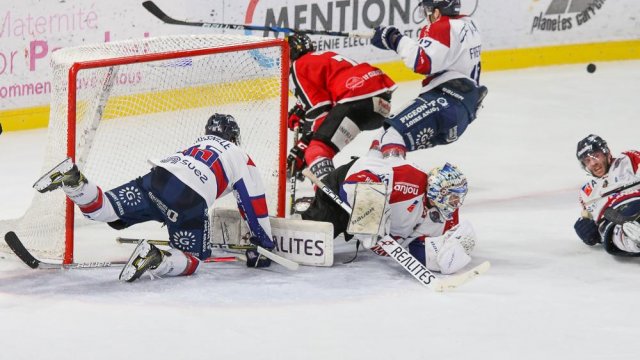 Photo hockey match Amiens  - Angers  le 23/01/2018