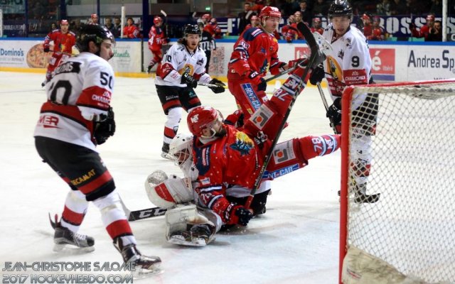 Photo hockey match Grenoble  - Chamonix  le 26/01/2018