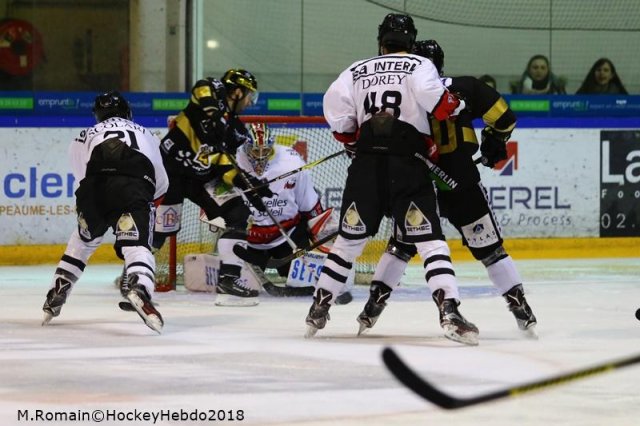 Photo hockey match Rouen - Nice le 26/01/2018