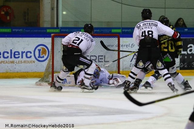 Photo hockey match Rouen - Nice le 26/01/2018