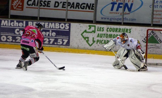 Photo hockey match Amiens  - Dijon  le 28/02/2009