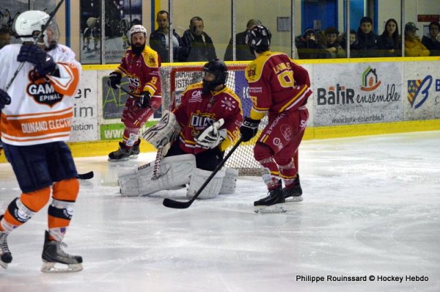 Photo hockey match Dijon  - Epinal  le 27/01/2018