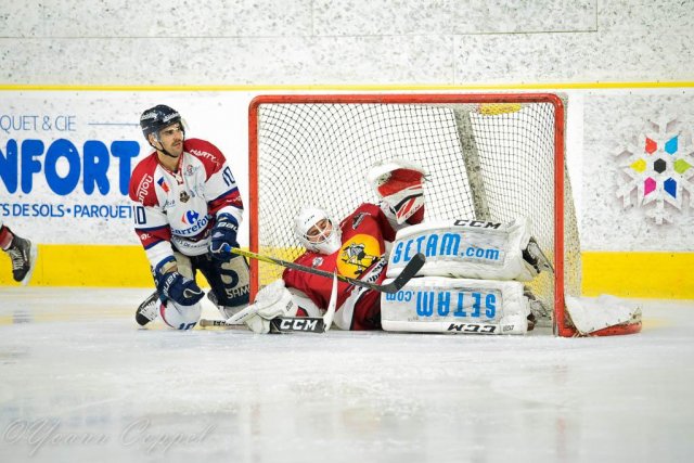 Photo hockey match Chamonix  - Angers  le 30/01/2018