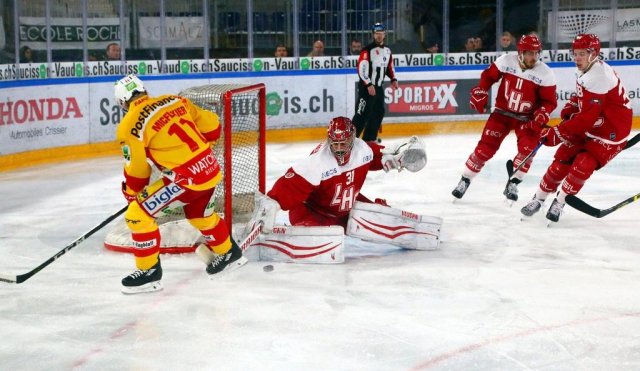 Photo hockey match Lausanne - Bienne le 01/02/2018
