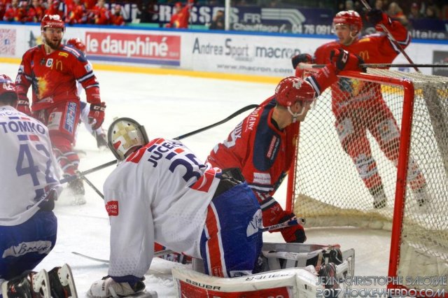 Photo hockey match Grenoble  - Lyon le 04/02/2018