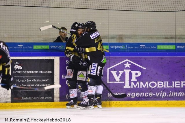 Photo hockey match Rouen - Bordeaux le 09/02/2018