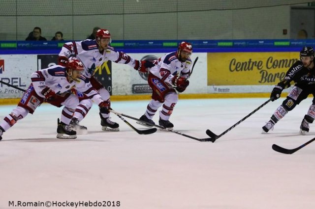 Photo hockey match Rouen - Grenoble  le 20/02/2018