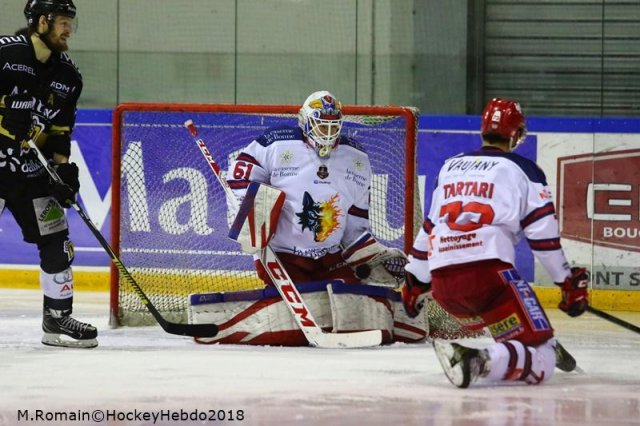 Photo hockey match Rouen - Grenoble  le 20/02/2018
