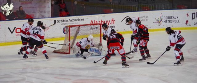 Photo hockey match Bordeaux - Chamonix  le 20/02/2018