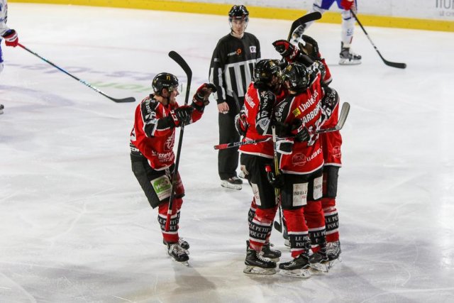 Photo hockey match Amiens  - Lyon le 23/02/2018