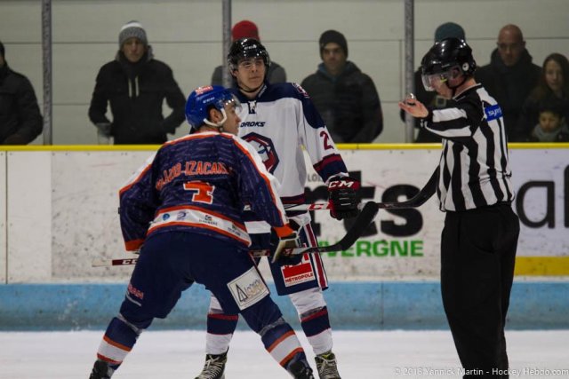 Photo hockey match Clermont-Ferrand - Wasquehal Lille le 24/02/2018