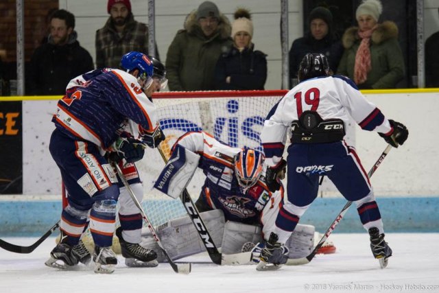 Photo hockey match Clermont-Ferrand - Wasquehal Lille le 24/02/2018